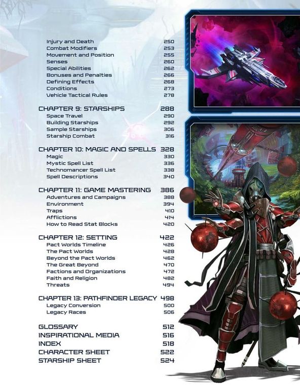 Starfinder Core Rulebook manuel
