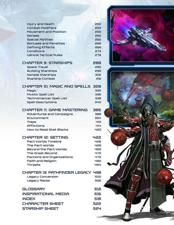 Starfinder Core Rulebook handleiding