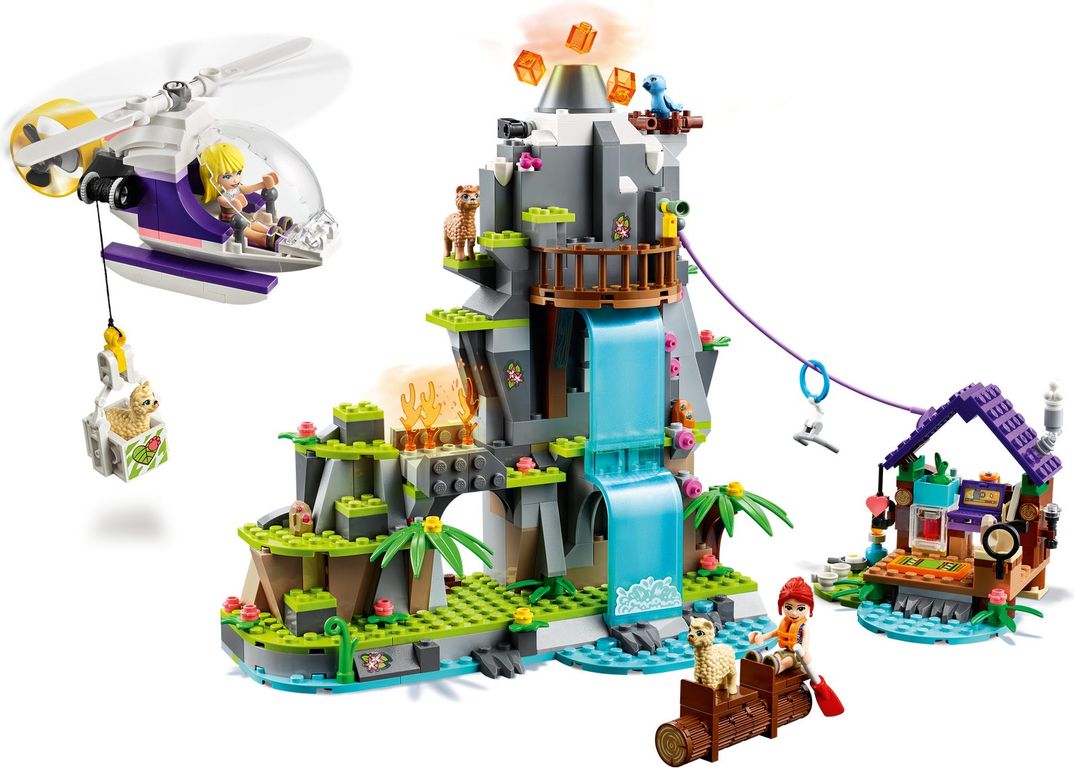 LEGO® Friends Rescate en la Jungla Montañosa de la Alpaca jugabilidad