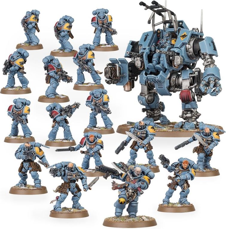 Warhammer 40.000 Combat Patrol: Space Wolves miniaturas