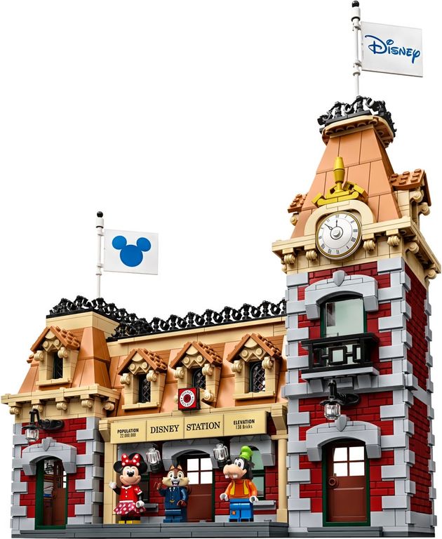 LEGO® Disney trein en station gebouw