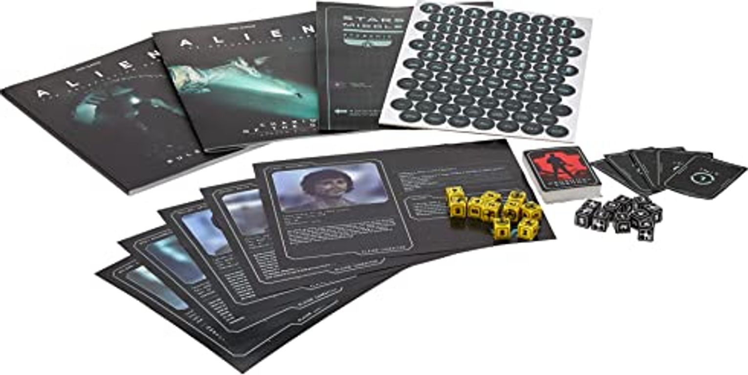 Alien RPG Starter Set componenti