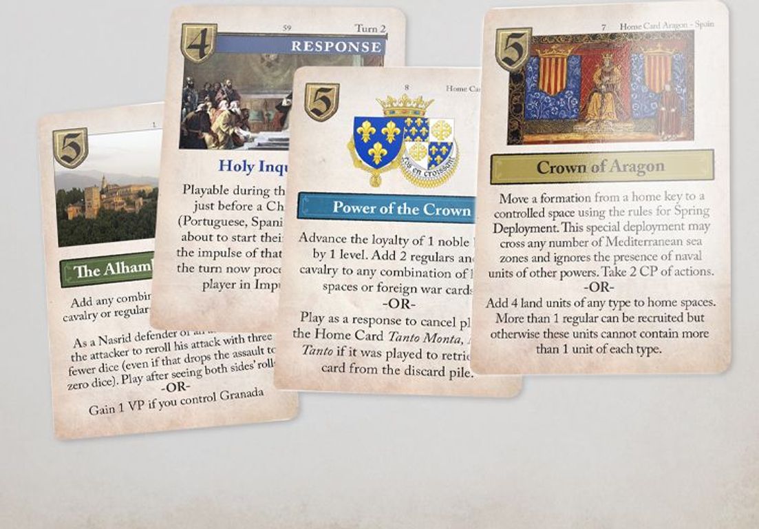 Tanto Monta: The Rise of Ferdinand and Isabella cards