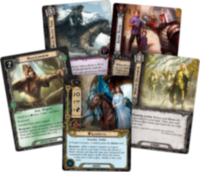 The Lord of the Rings: The Card Game – The City of Ulfast cards