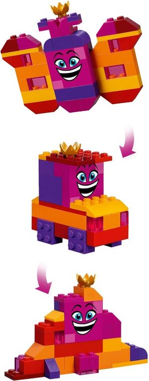 LEGO® Movie Queen Watevra's Build Whatever Box! components