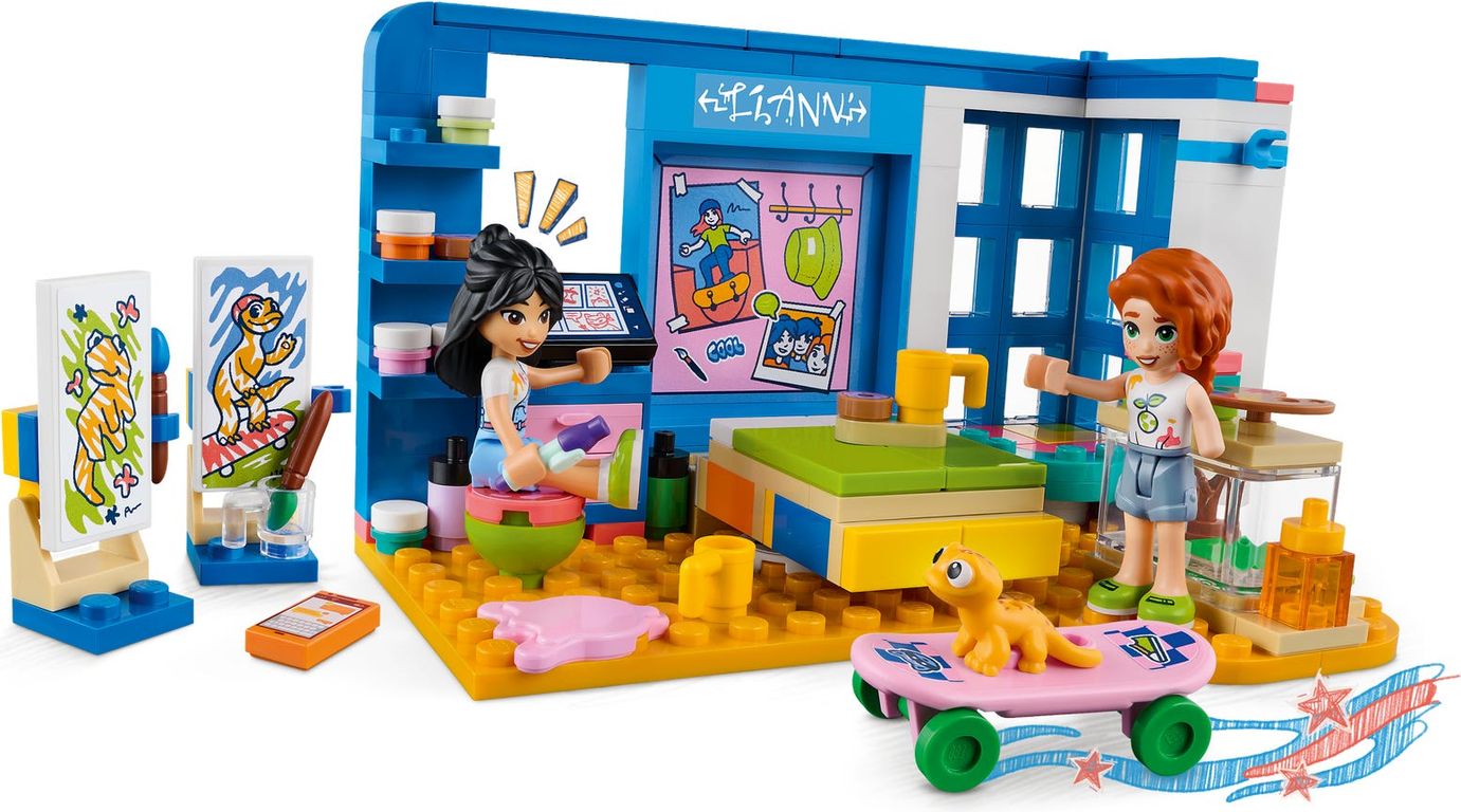 LEGO® Friends Lianns Zimmer spielablauf