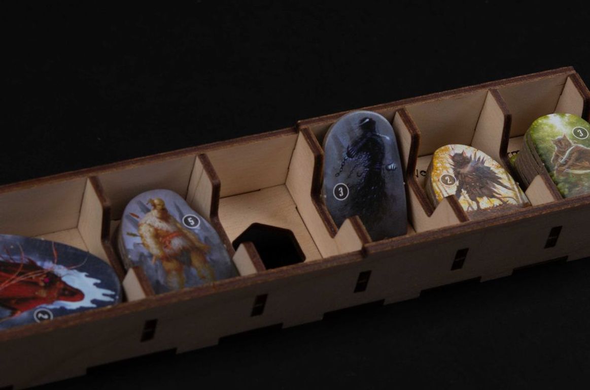 Gloomhaven: Jaws of the Lion – Laserox Organizer partes