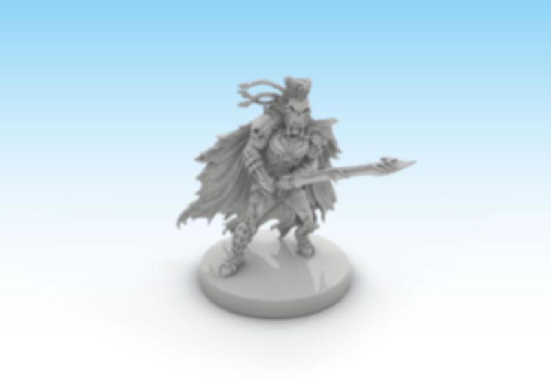 Sword & Sorcery: Hero Pack – Kroghan the Barbarian/Dreadlord miniatuur