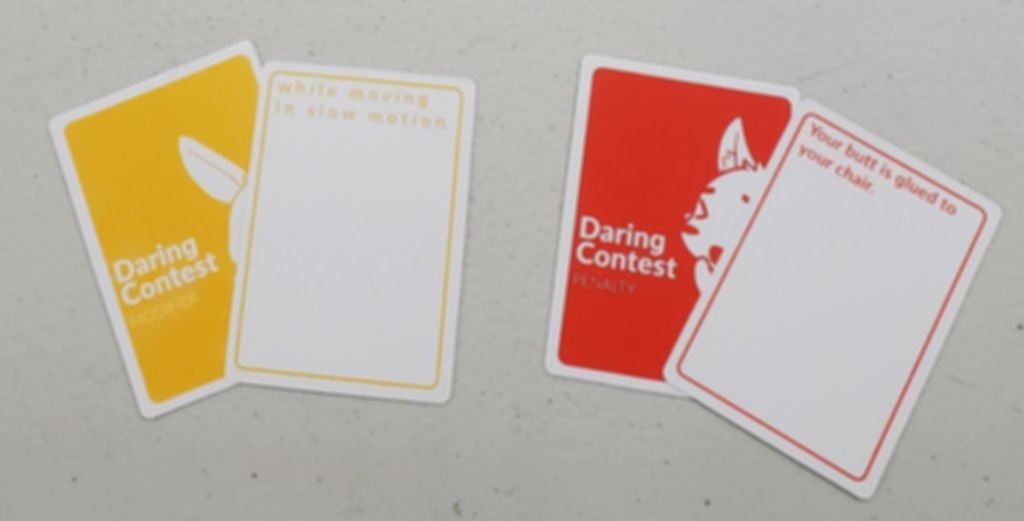Daring Contest: Family Edition cartes
