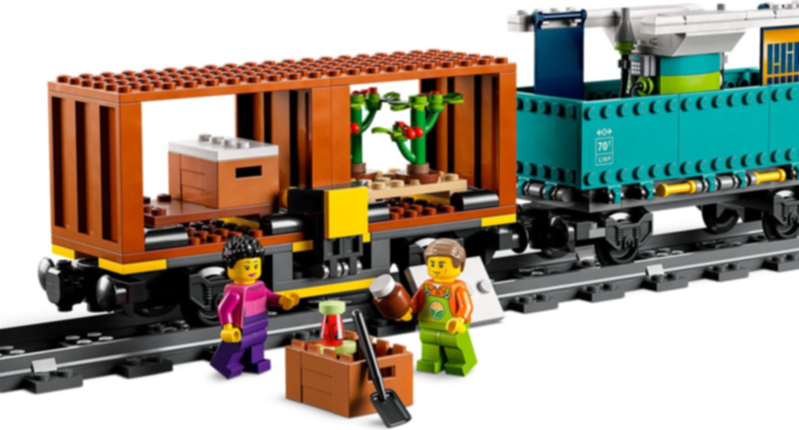 LEGO® City Freight Train components