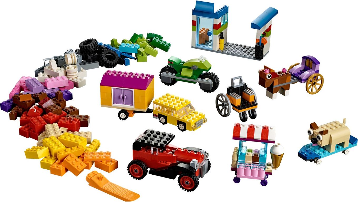 LEGO® Classic Bricks on a Roll components