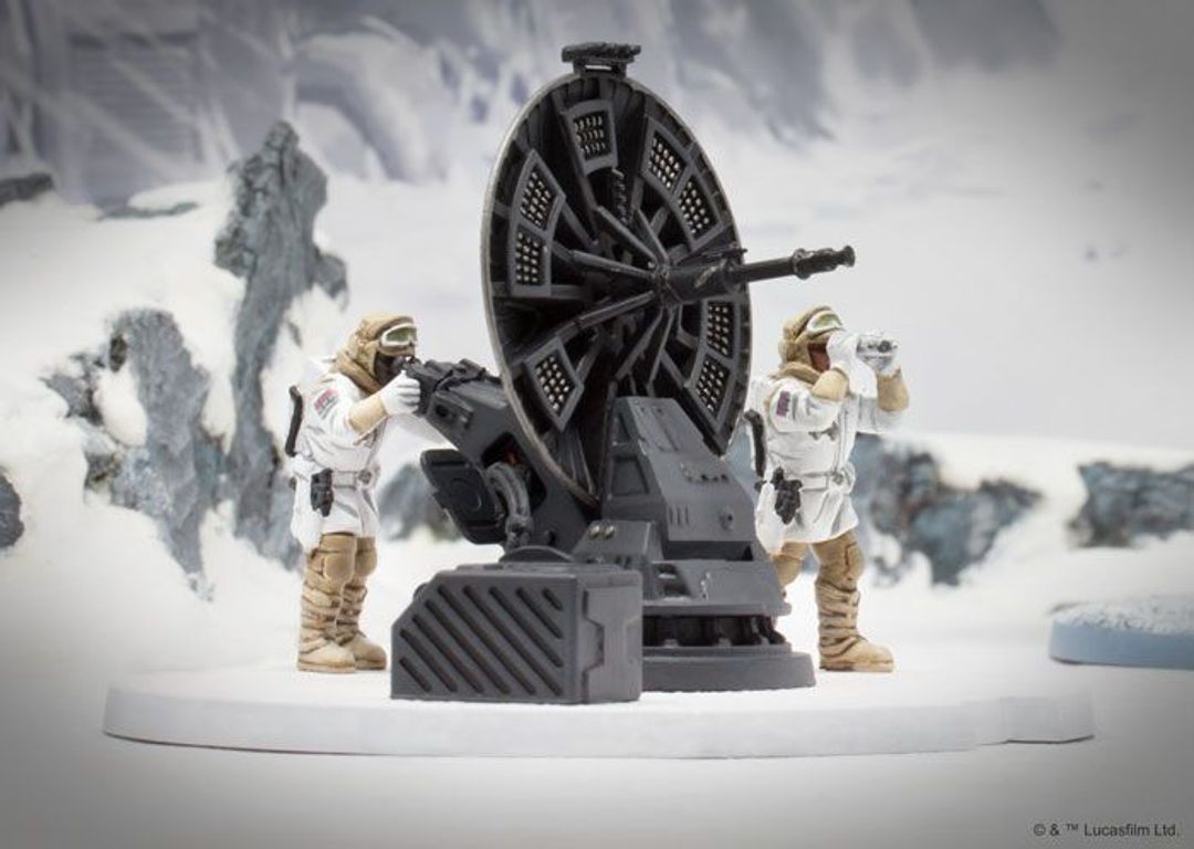 Star Wars: Legion – 1.4 FD Laser Cannon Team Unit Expansion miniaturas