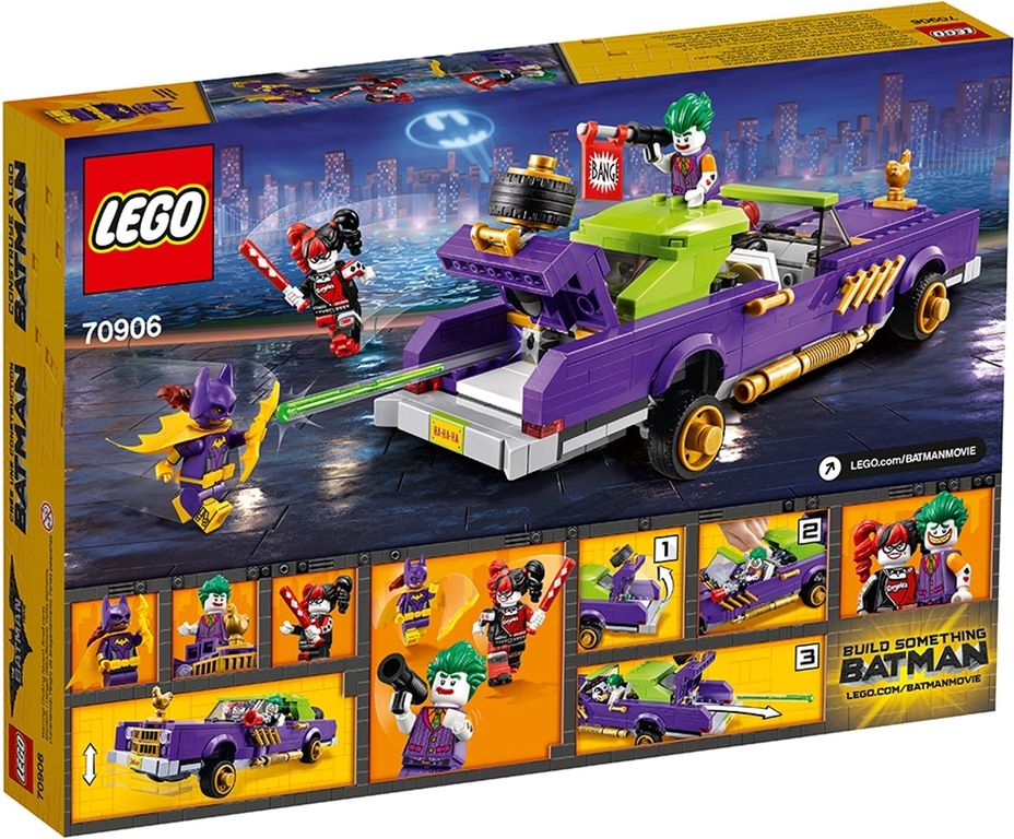 LEGO® Batman Movie The Joker™ duistere low-rider achterkant van de doos