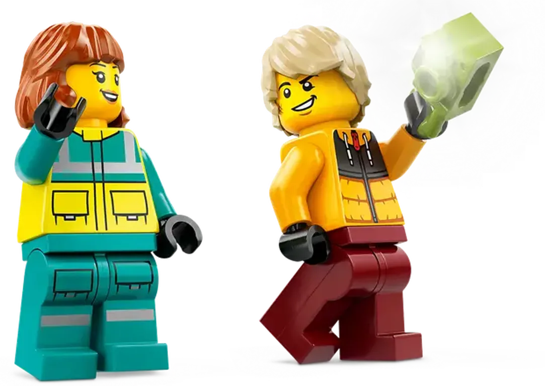 LEGO® City Ambulance en snowboarder minifiguren