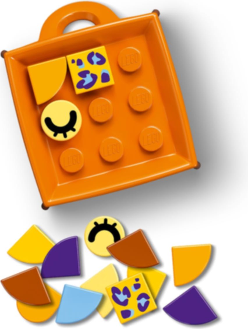 LEGO® DOTS Tassenhanger luipaard componenten