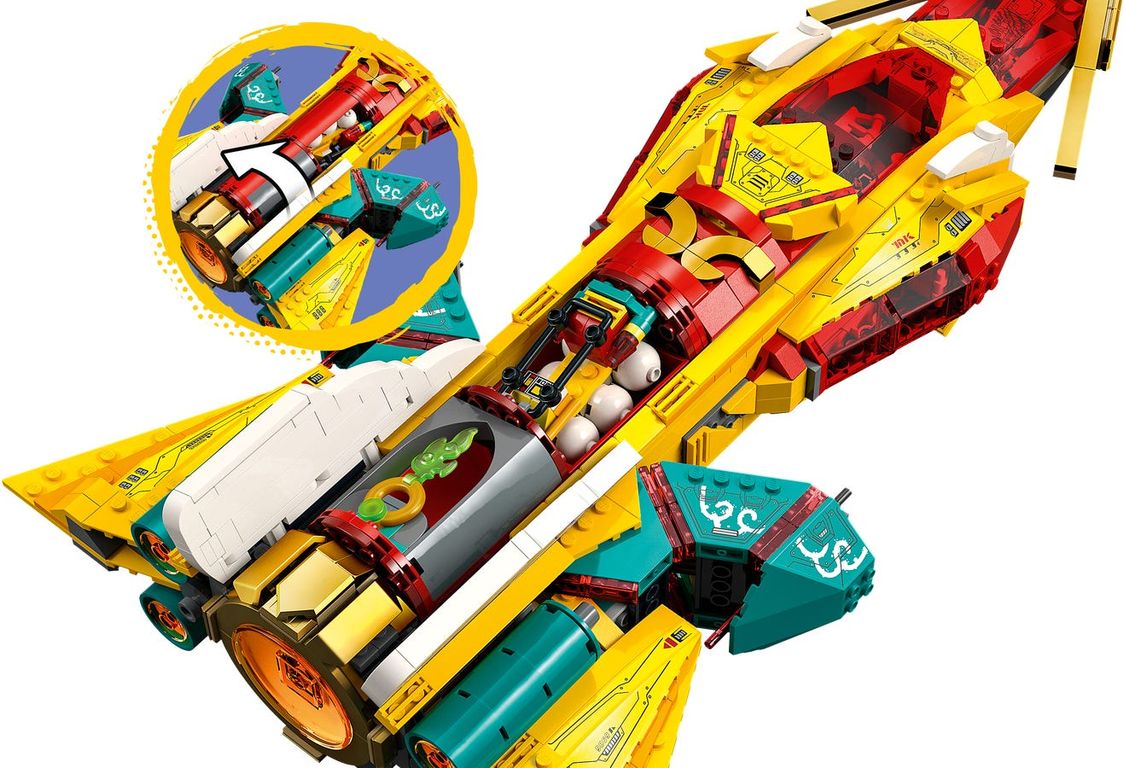 LEGO® Monkie Kid Monkie Kids™ Entdeckerraumschiff innere
