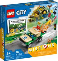 LEGO® City Missions de sauvetage des animaux sauvages