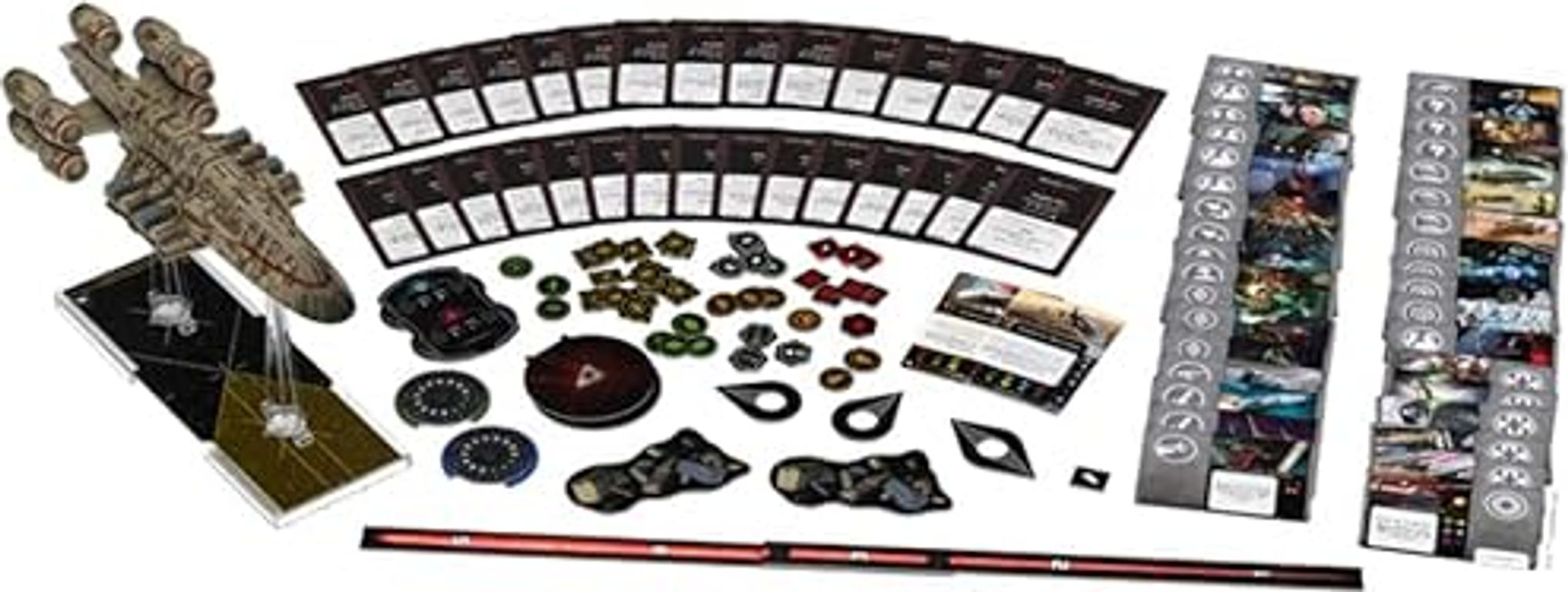 Star Wars: X-Wing (Second Edition) – C-ROC Cruiser Expansion Pack components