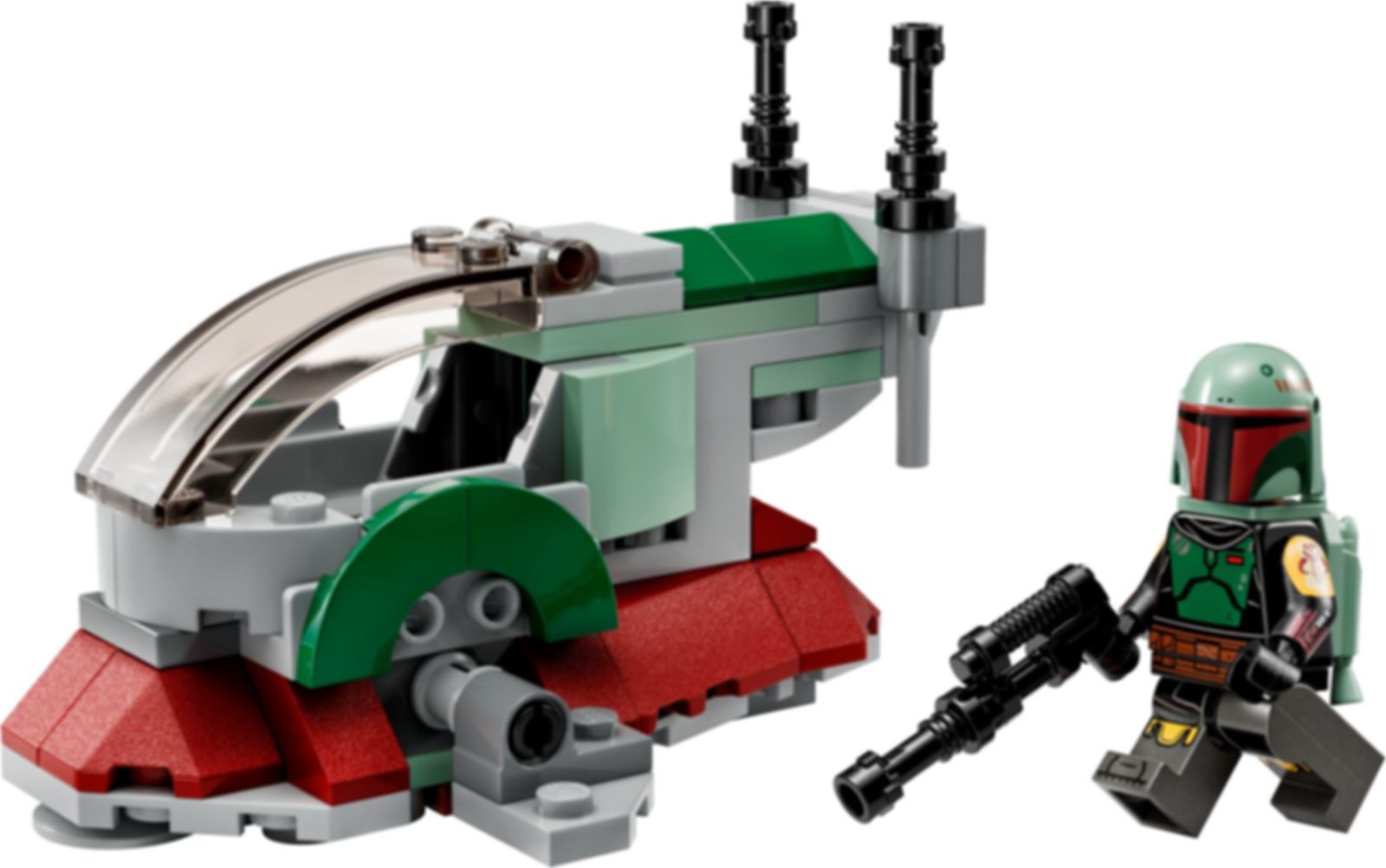 LEGO® Star Wars Microfighter: Nave Estelar de Boba Fett partes