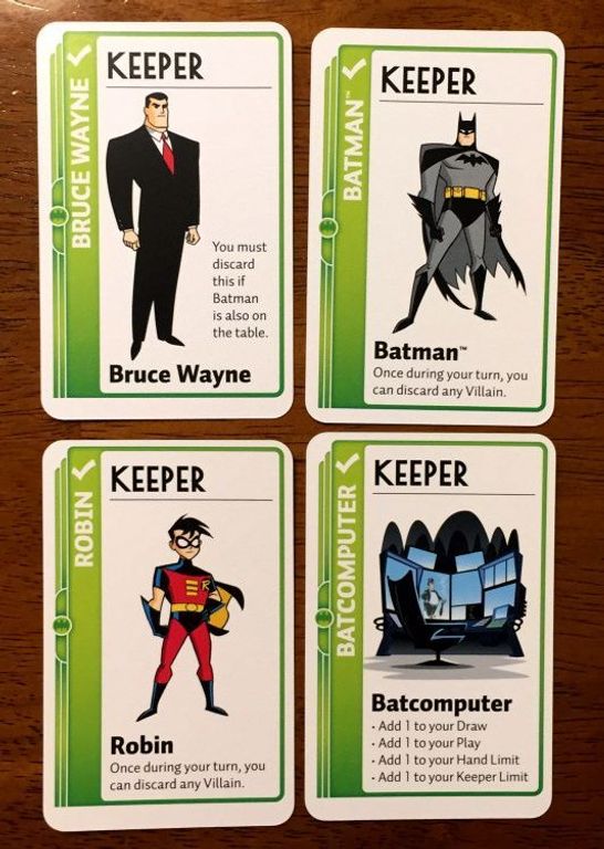 Batman Fluxx cartes