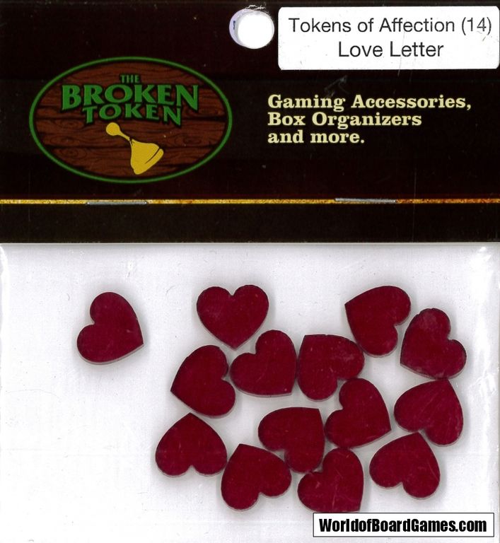 Hartjes voor Love Letter doos