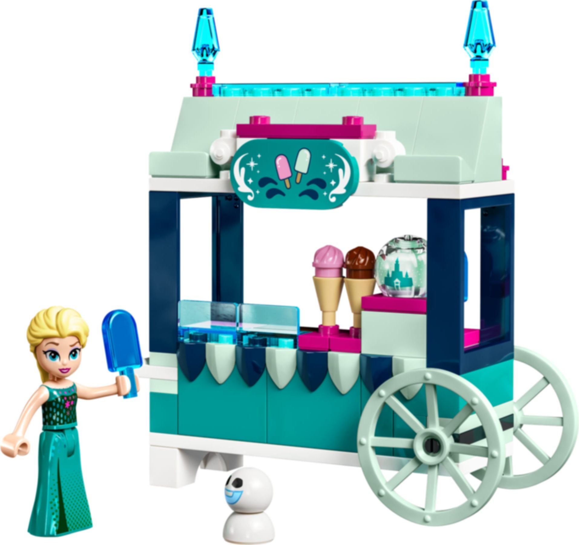 LEGO® Disney Elsa's Frozen Treats components