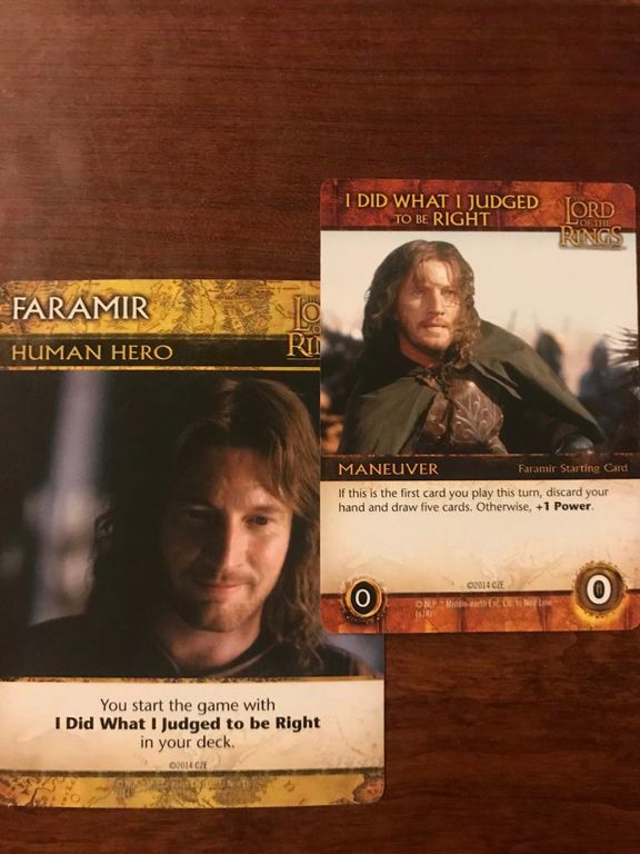 The Lord of the Rings: The Return of the King Deck-Building Game cards