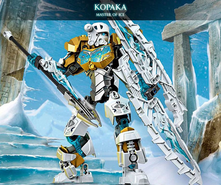 LEGO® Bionicle Kopaka - Master of Ice components