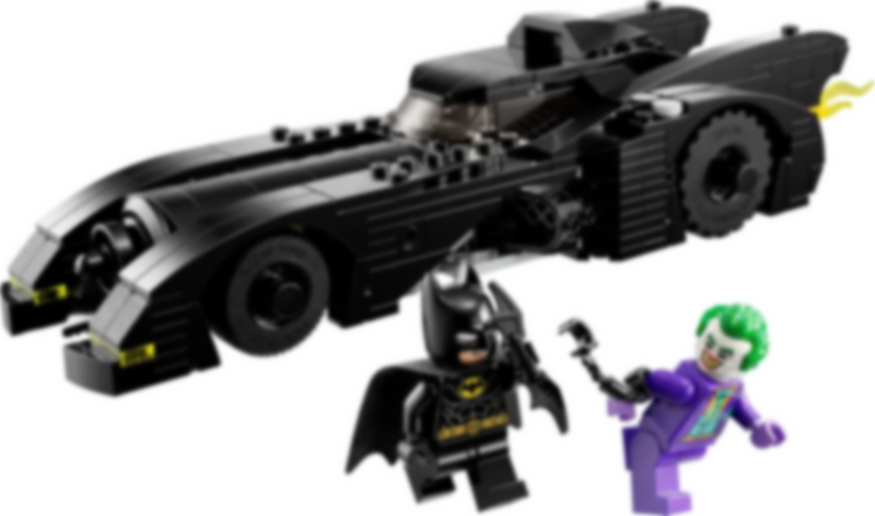 LEGO® DC Superheroes La Batmobile™ : poursuite entre Batman™ et le Joker™ composants
