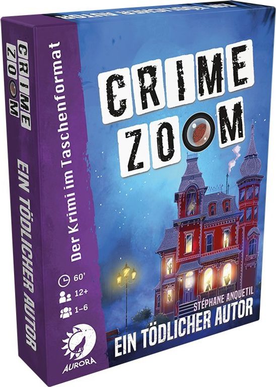 Asmodee Crime Zoom: A Deadly Writer – Detektiv-Kartenspiel, Italienische Ausgabe