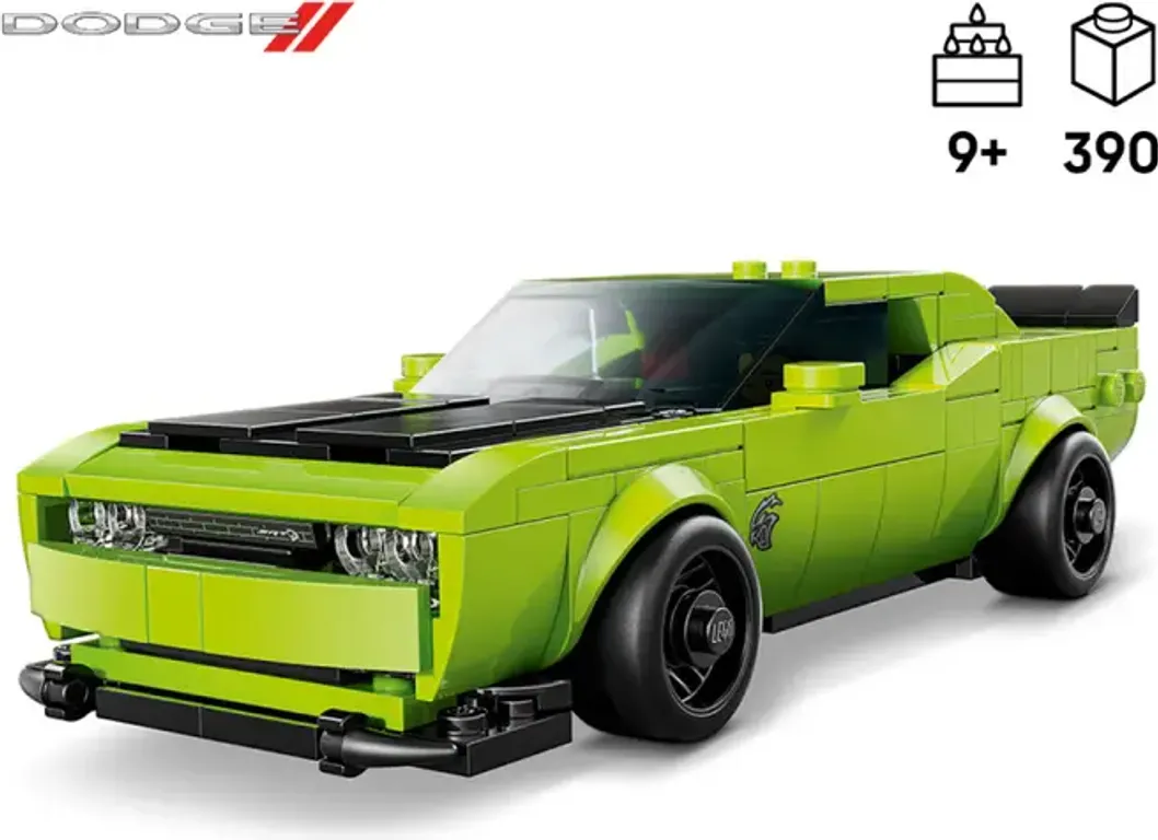 LEGO® Speed Champions Dodge Challenger SRT Hellcat Sports Car