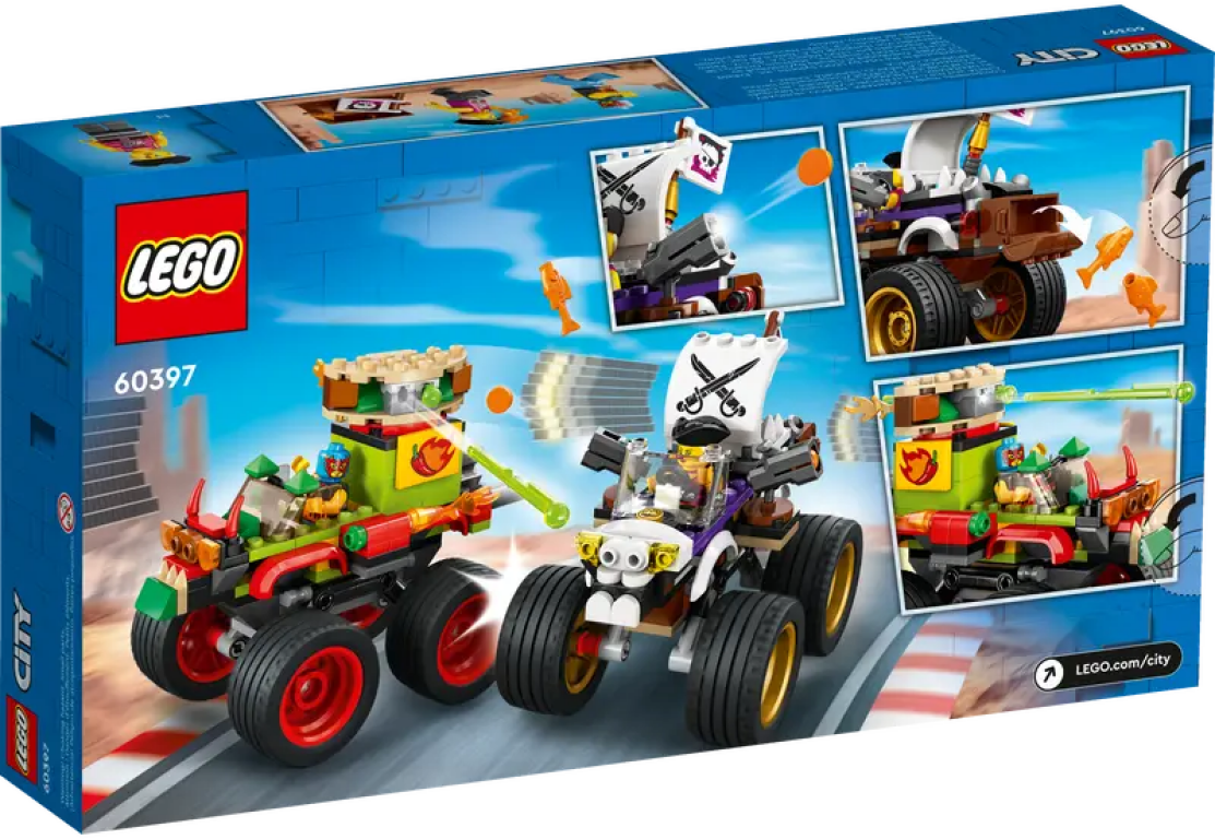 LEGO® City Monstertruck Kombiset rückseite der box