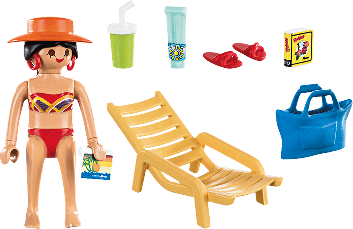 Sunbather with Lounge Chair components