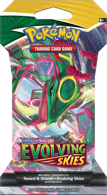 Pokémon Sword & Shield Evolving Skies Booster Pack box