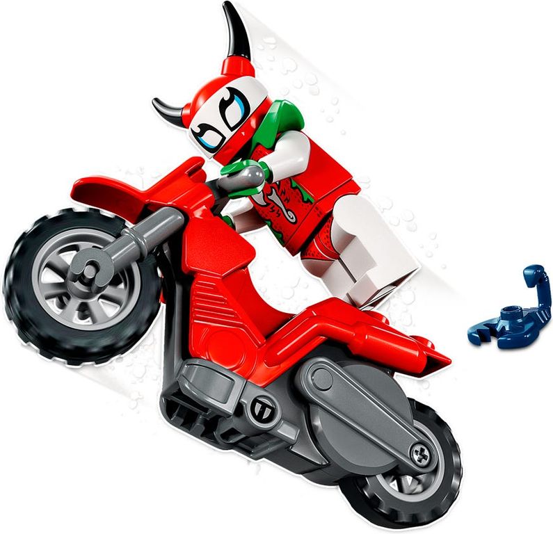 LEGO® City Moto Acrobática: Escorpión Temerario jugabilidad