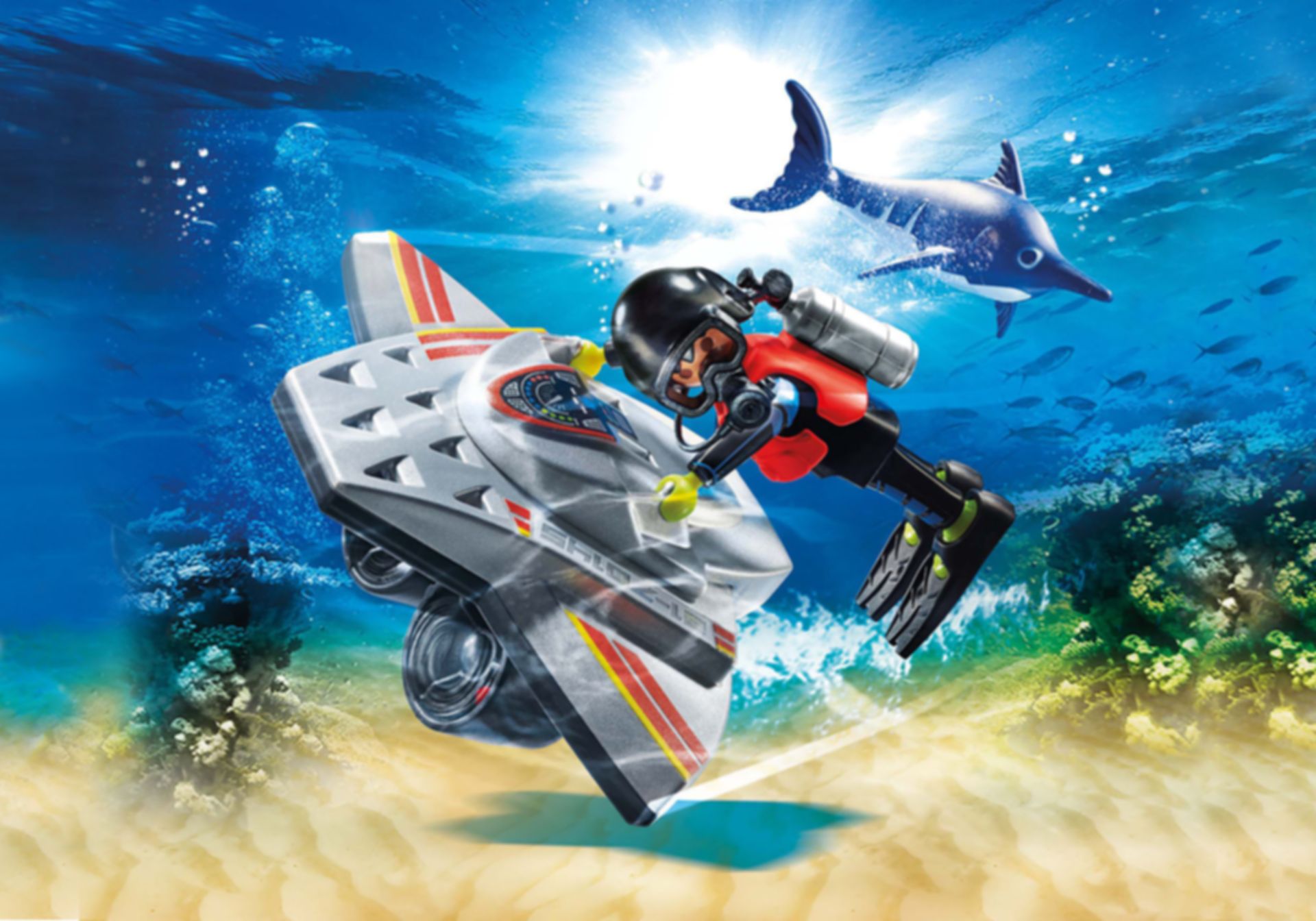 Playmobil® City Action Redding op zee: duikscooter in de reddingsmissie