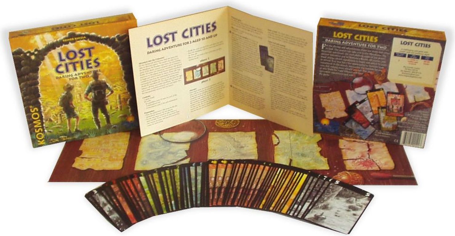 Lost Cities components