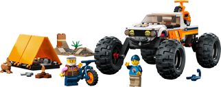 LEGO® City 4x4 Terreinwagen avonturen componenten