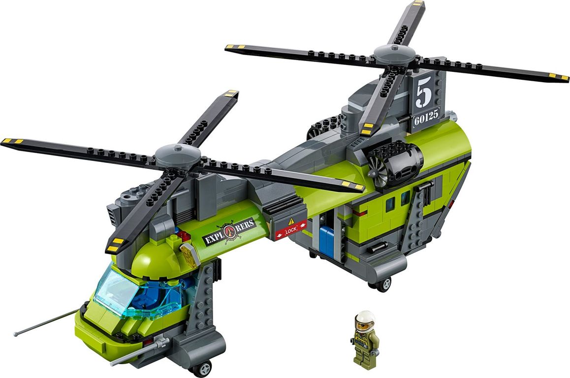 LEGO® City Volcano Heavy-lift Helicopter components