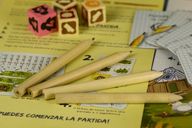 Imperial Settlers: Roll & Write components