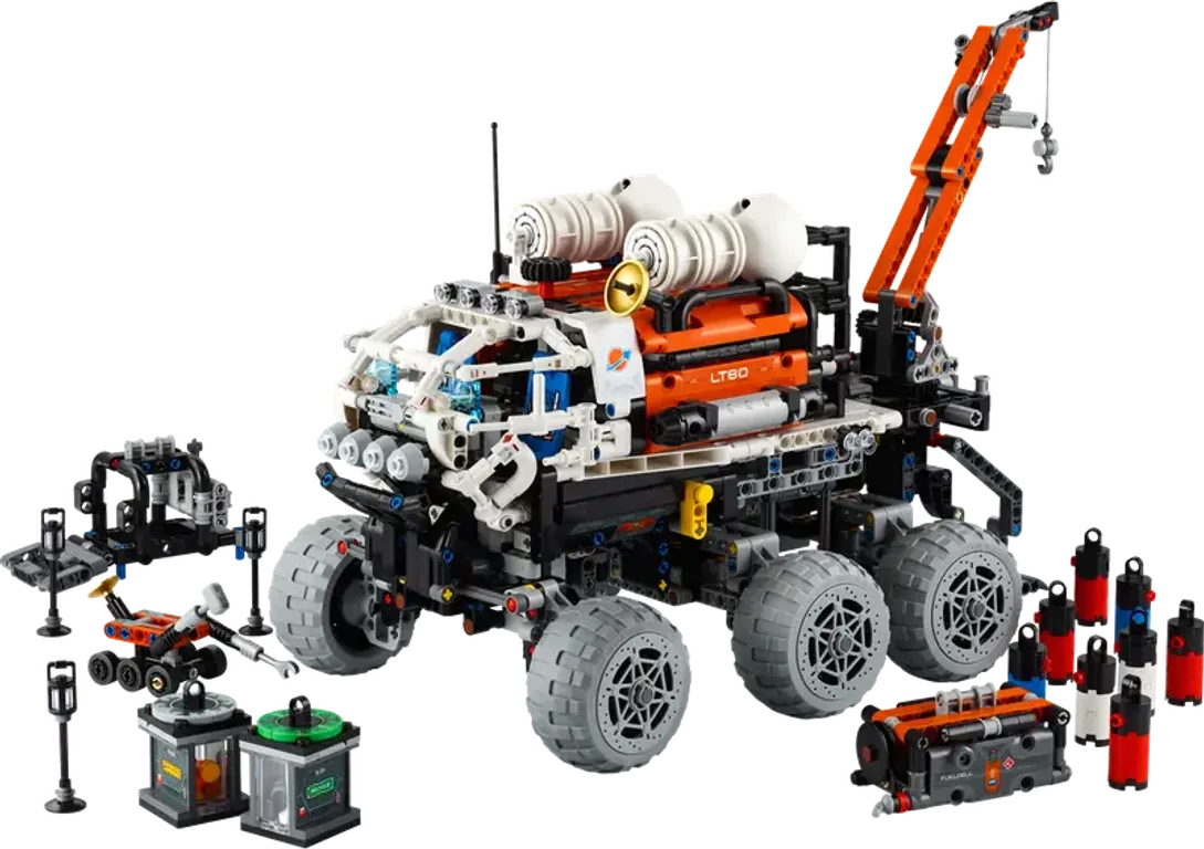 LEGO® Technic Verkenningsrover op Mars componenten