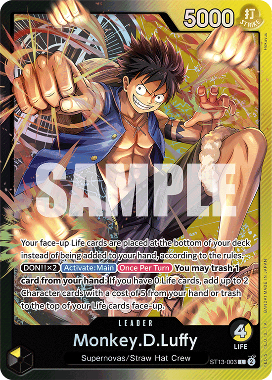 One Piece TCG: Ultra Deck - The Three Brothers karte