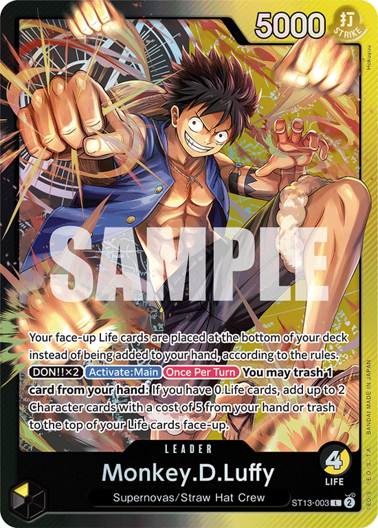 One Piece TCG: Ultra Deck - The Three Brothers kaart