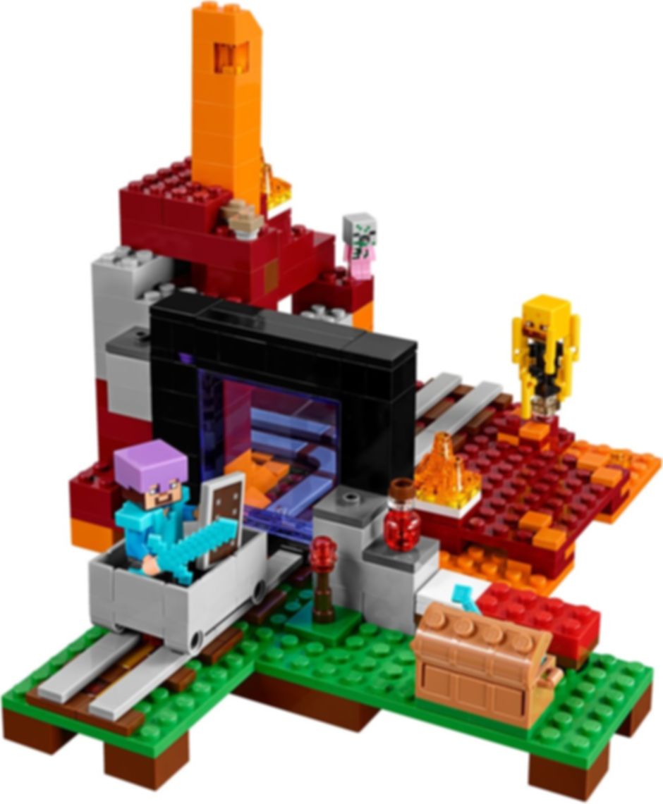 LEGO® Minecraft The Nether Portal components