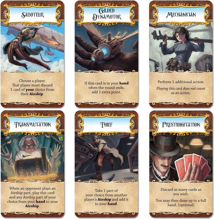 Dastardly Dirigibles cards