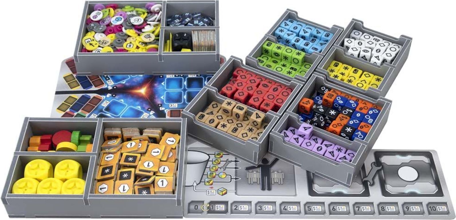 Roll for the Galaxy: Folded Space Insert (Second edition) partes