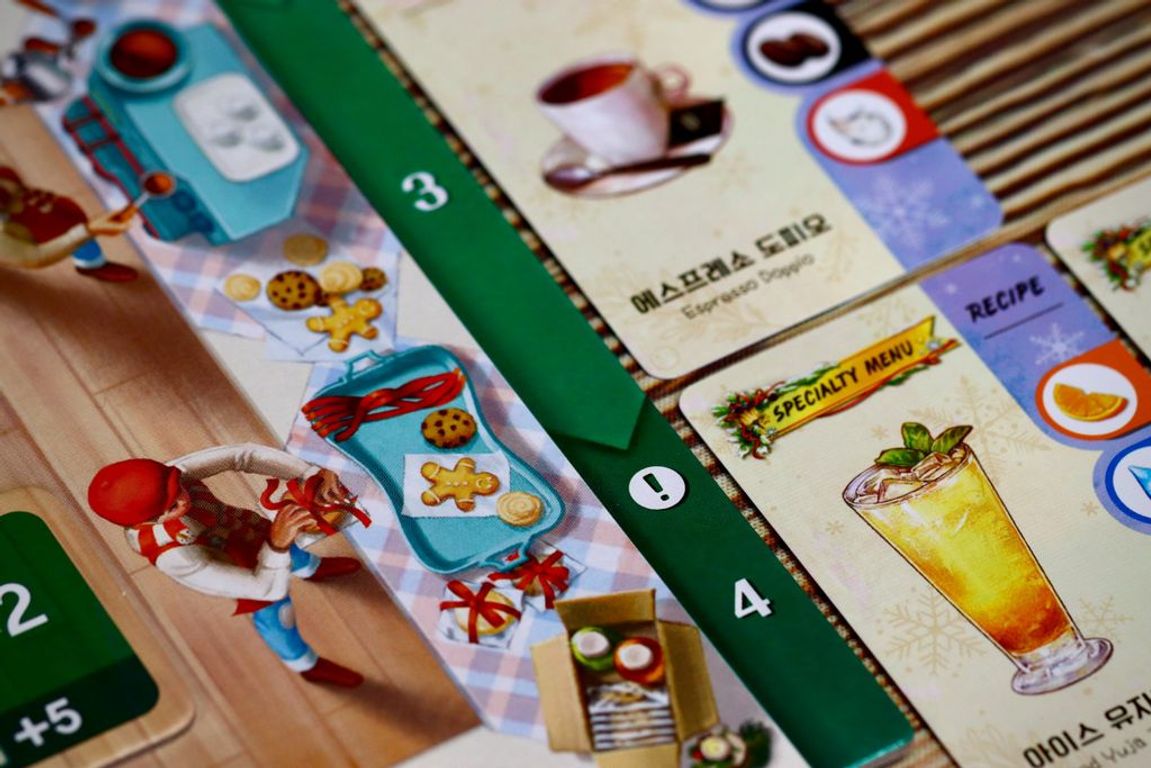 Coffee Rush: Winter juego de mesa