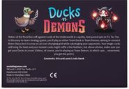 Ducks Vs Demons back of the box