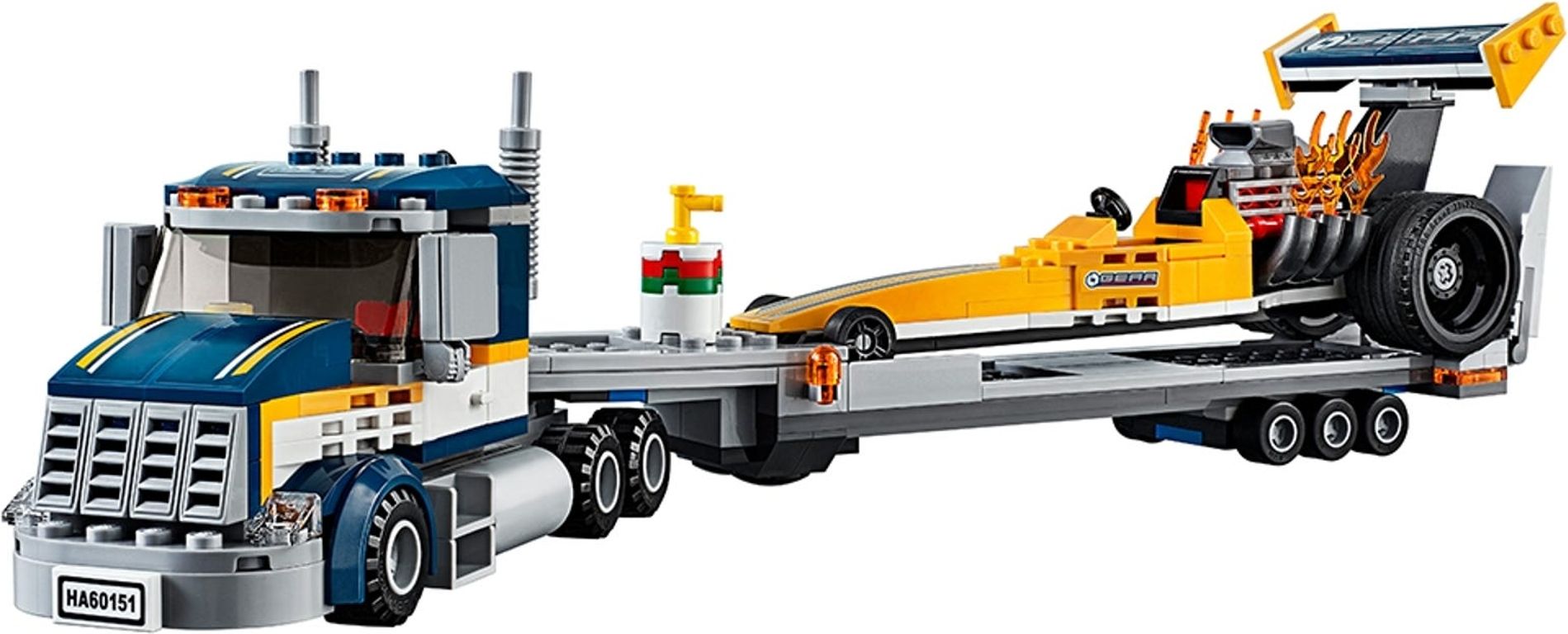 LEGO® City Dragster Transporter vehicle