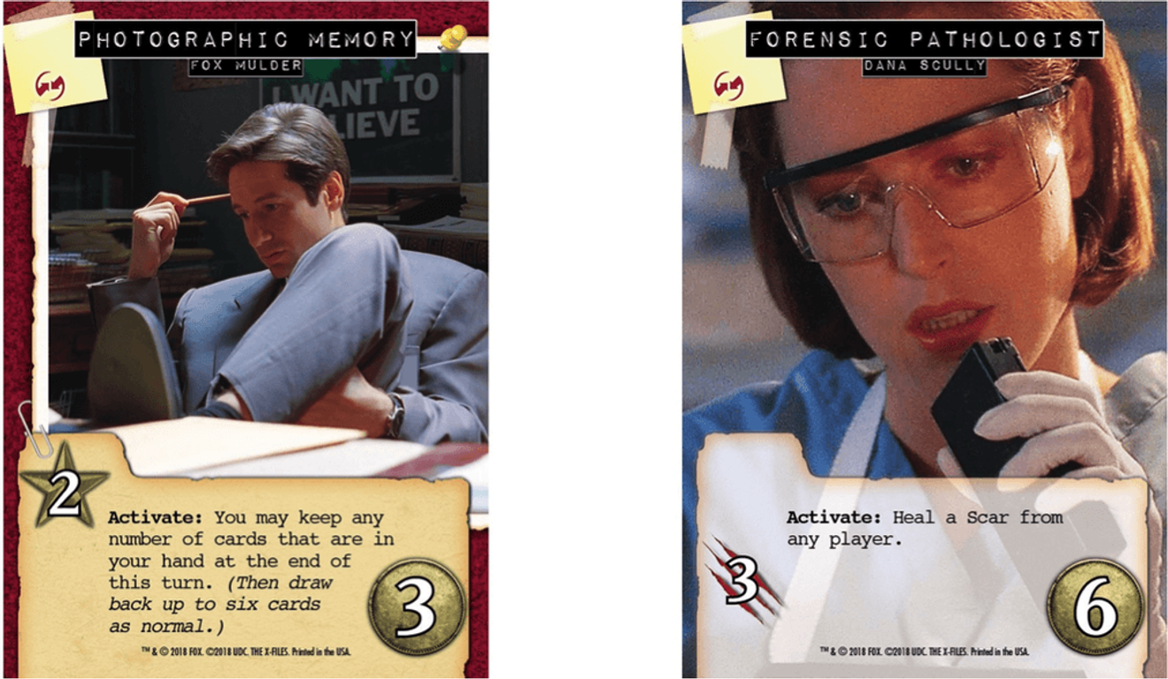 Legendary Encounters: The X-Files Deck Building Game cards